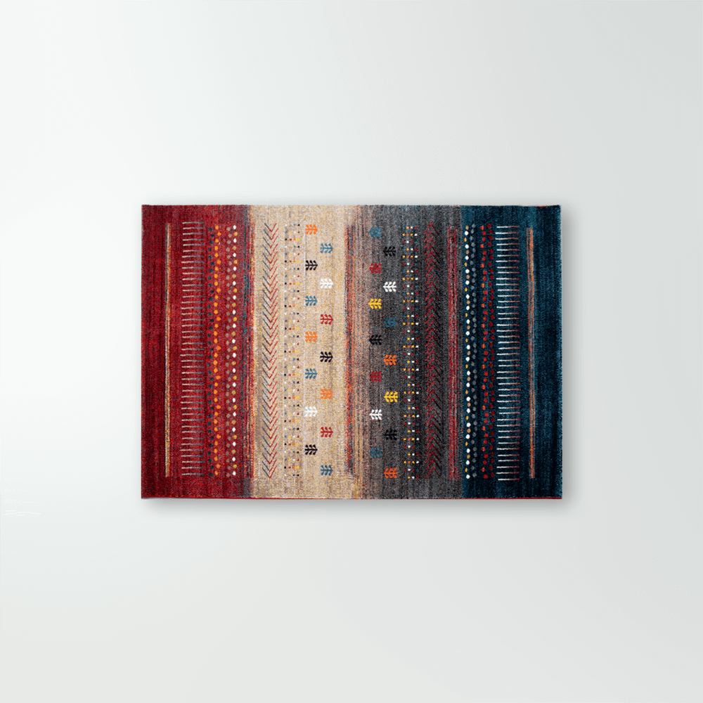 Tapete de Diseño Étnico Multicolor Ethny F